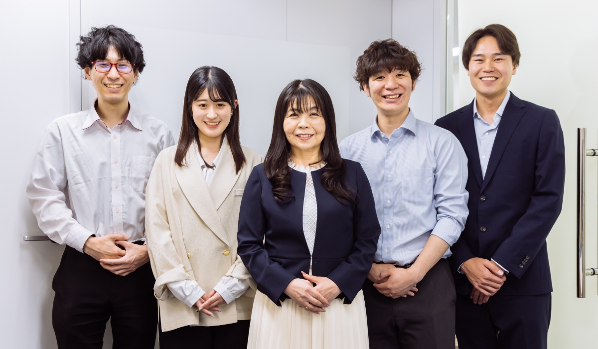 インタビュー中の様子