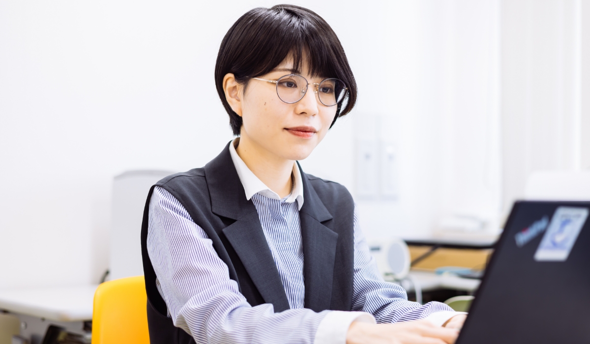 インタビュー中の様子