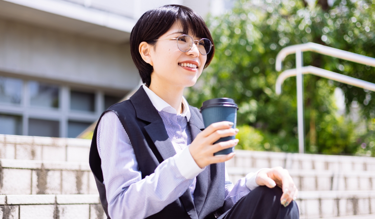 インタビュー中の様子