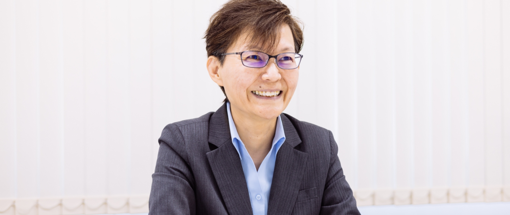 インタビュー中の様子