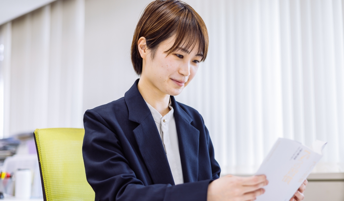 インタビュー中の様子