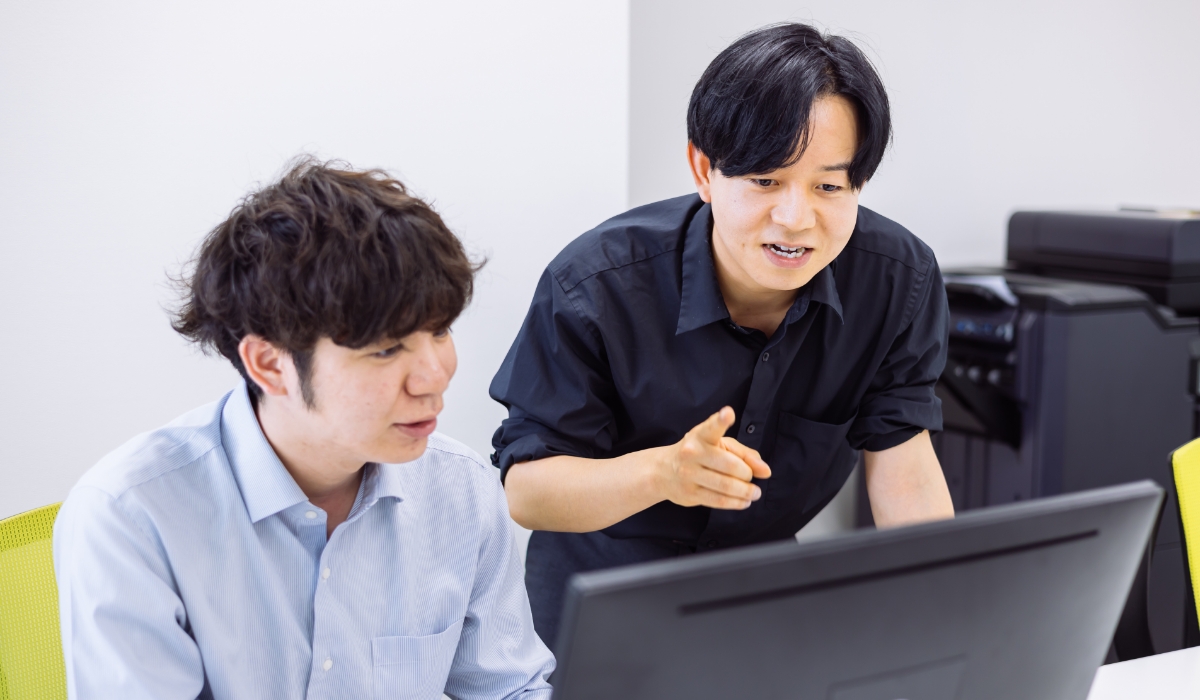 インタビュー中の様子