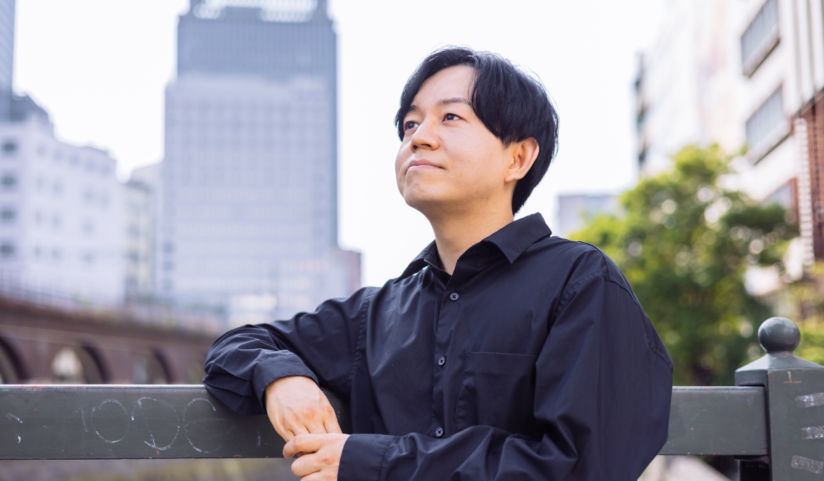 インタビュー中の様子